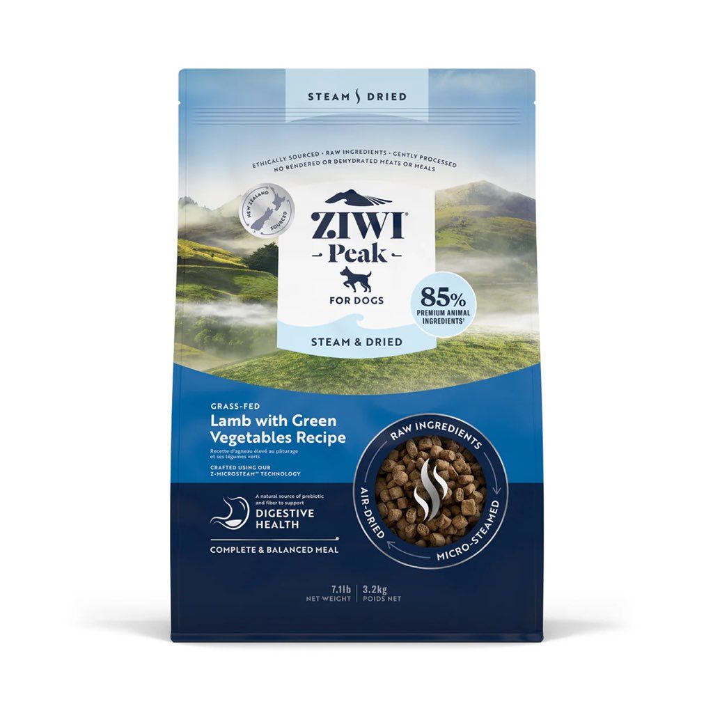 ZIWI Peak Steam & Dried Lamb with Green Vegetables Recipe (2 of 3)