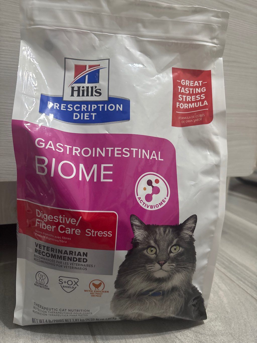 Hill's Prescription Diet Gastrointestinal Biome Stress with Chicken