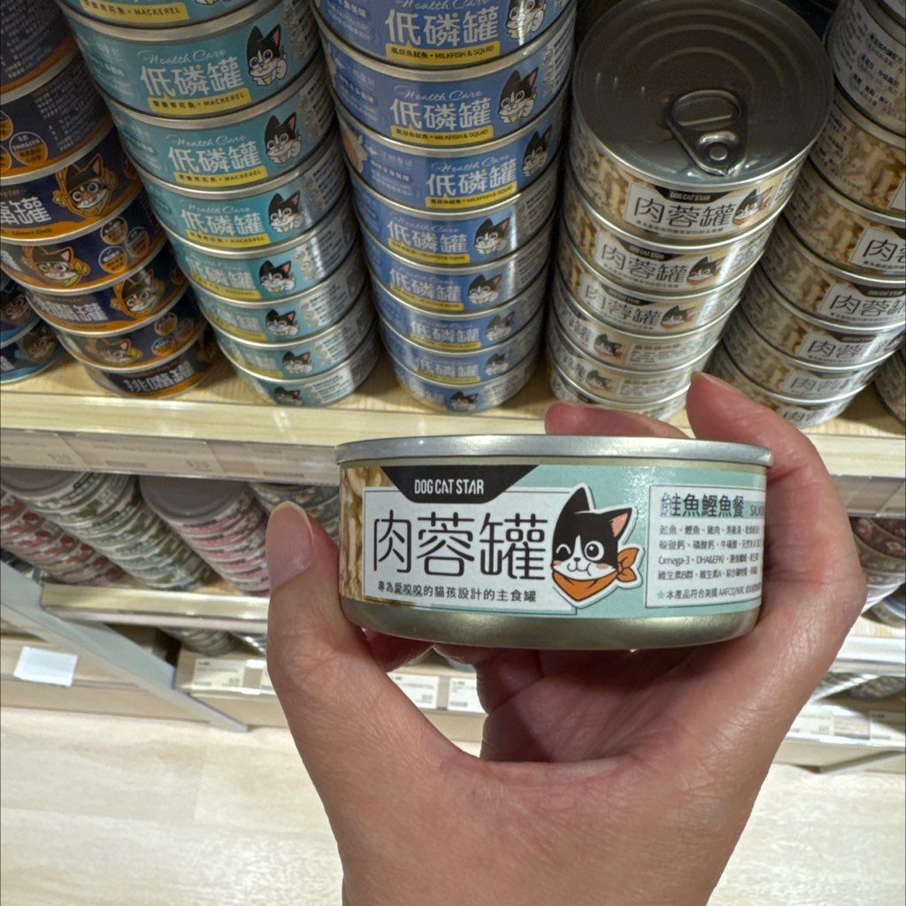DOG CAT STAR Salmon & Bonito Meat Pate Can
