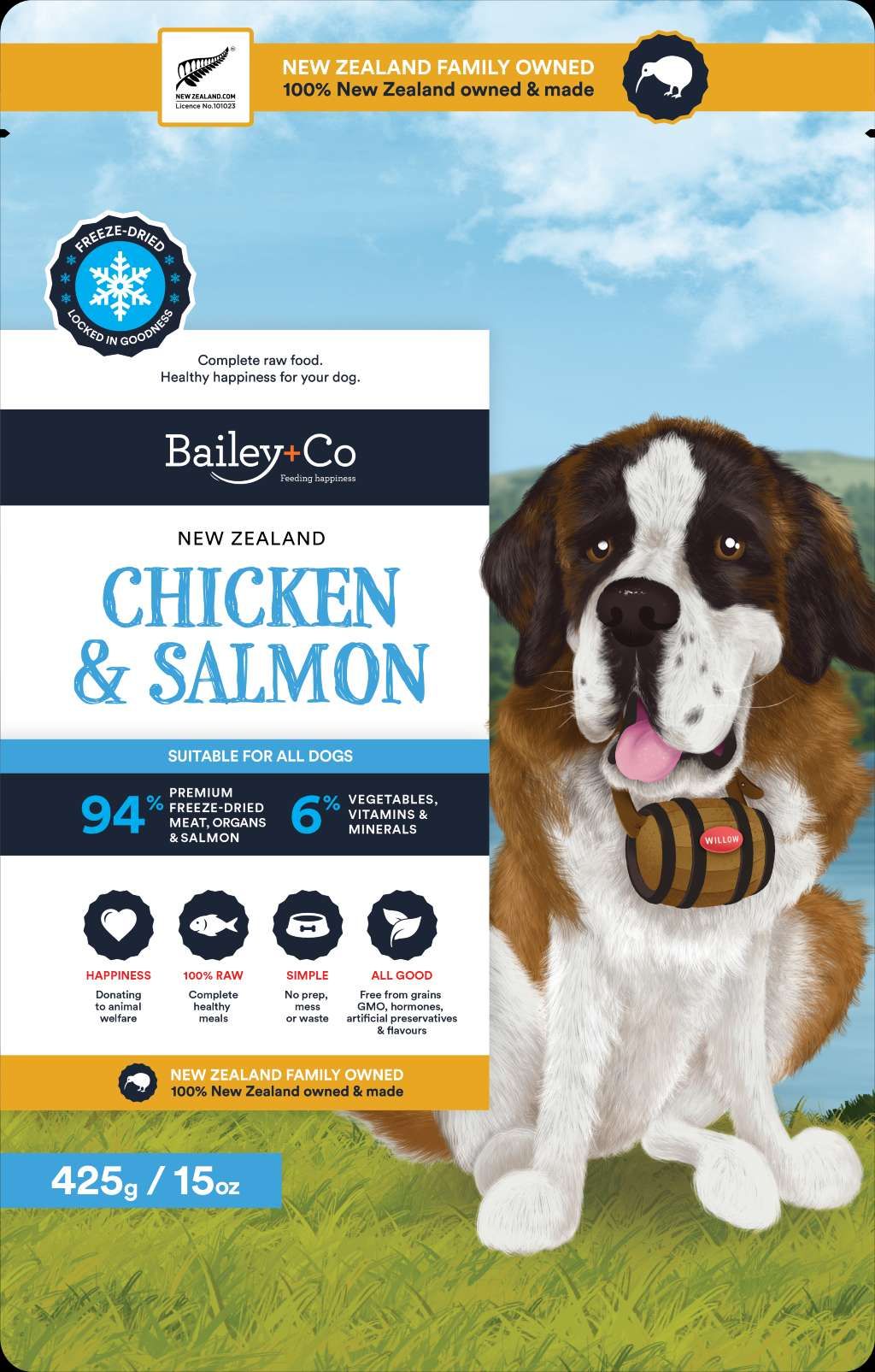 Bailey+Co New Zealand Chicken & Salmon