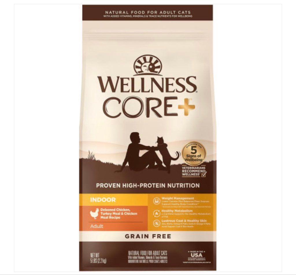 Wellness CORE+ Indoor Deboned Chicken, Turkey Meal & Chicken Meal Recipe Adult