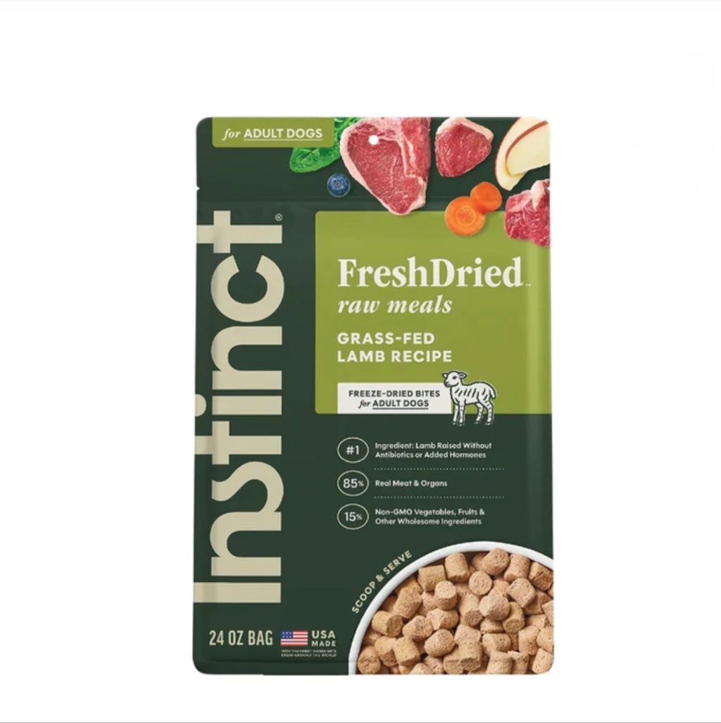 Instinct FreshDried Raw Meals Grass-Fed Lamb Recipe