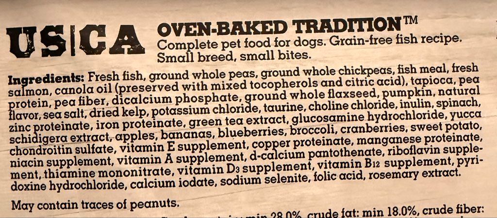 Oven-Baked Tradition Grain-Free Fish Recipe Small Breed (2 of 3)