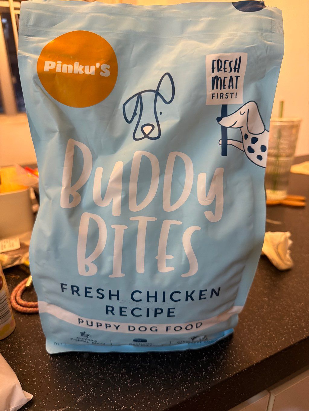 Pinku's Buddy Bites Fresh Chicken Recipe Puppy Dog Food