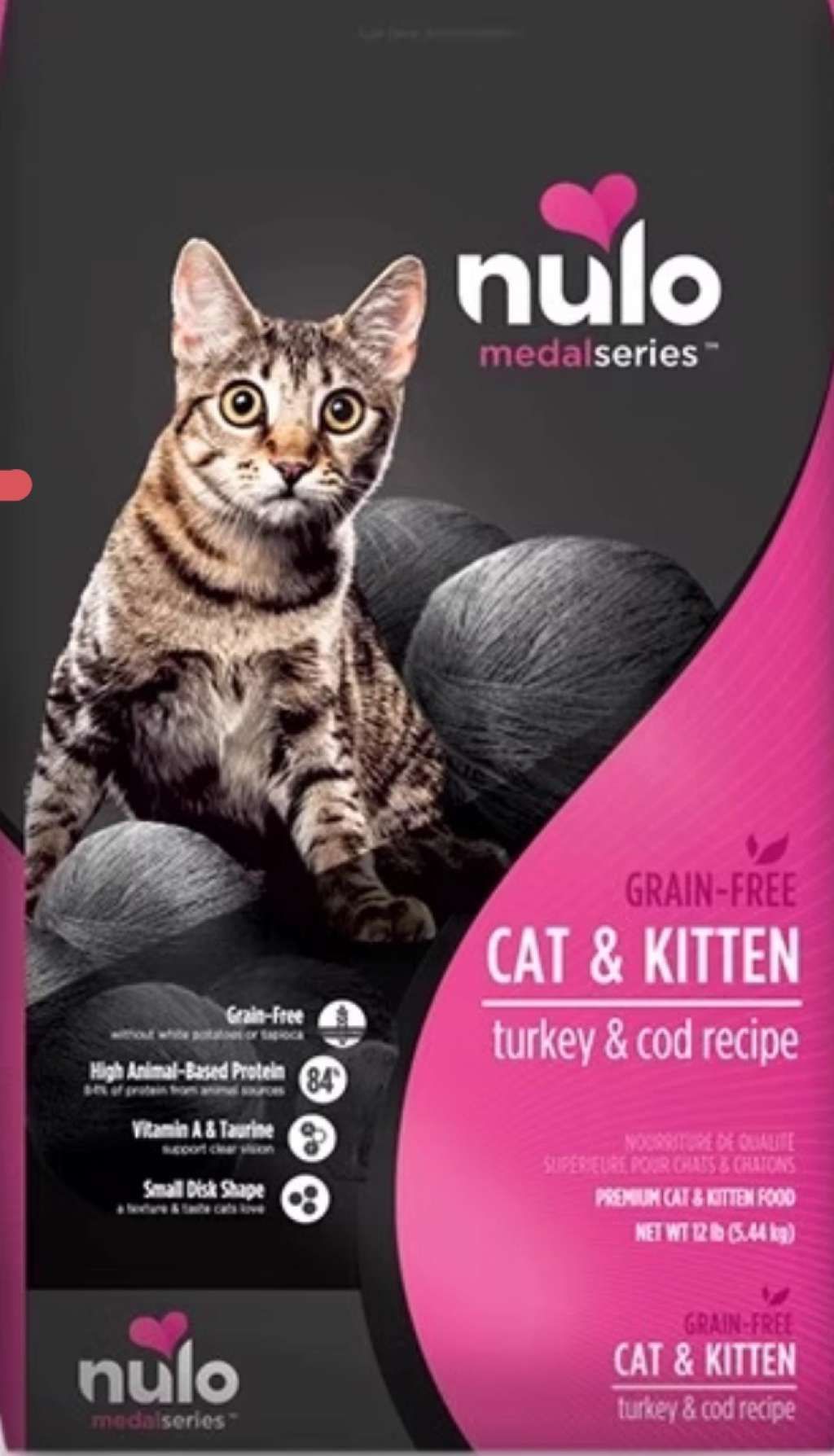 Nulo MedalSeries Grain-Free Cat & Kitten Turkey & Cod Recipe