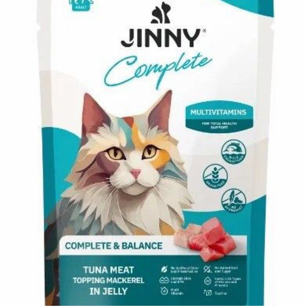 JINNY Complete Multivitamins Tuna Meat Topping Mackerel in Jelly