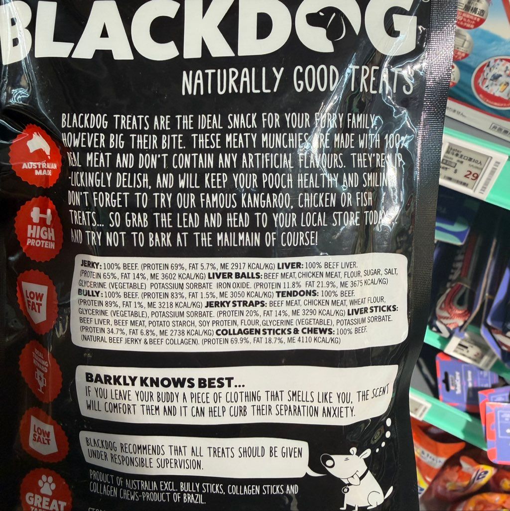 BLACKDOG Mini Beef Tendons 5Pk