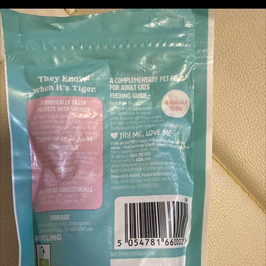 Tiger by ASDA Pockets with Salmon (2 of 2)