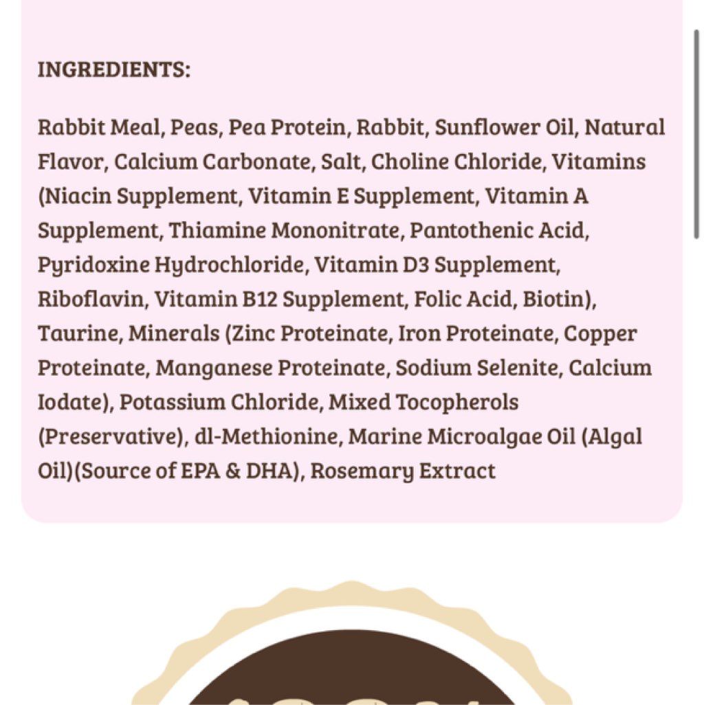 RAWZ Limited Recipe With Real Rabbit + Raw Freeze Dried Rabbit Coating Natural Dry Adult Cat Food (2 of 2)