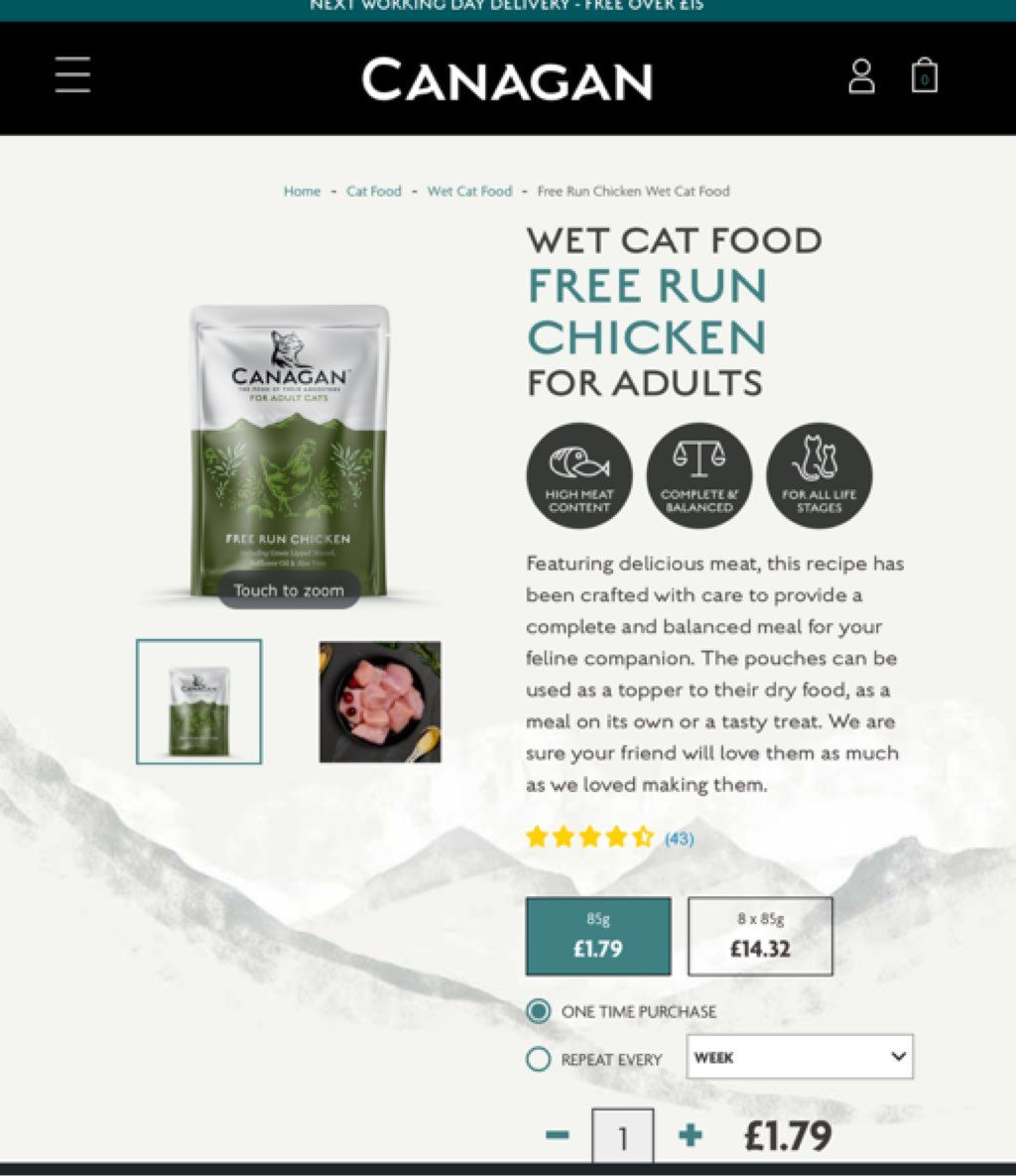 Canagan Free Run Chicken For Adults