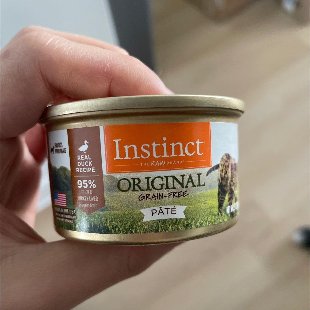 Instinct Original Grain-Free Pâté Real Duck Recipe