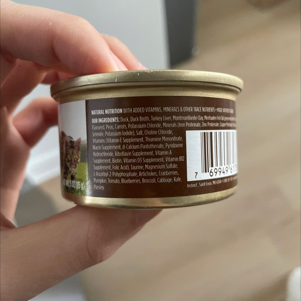 Instinct Original Grain-Free Pâté Real Duck Recipe (2 of 3)