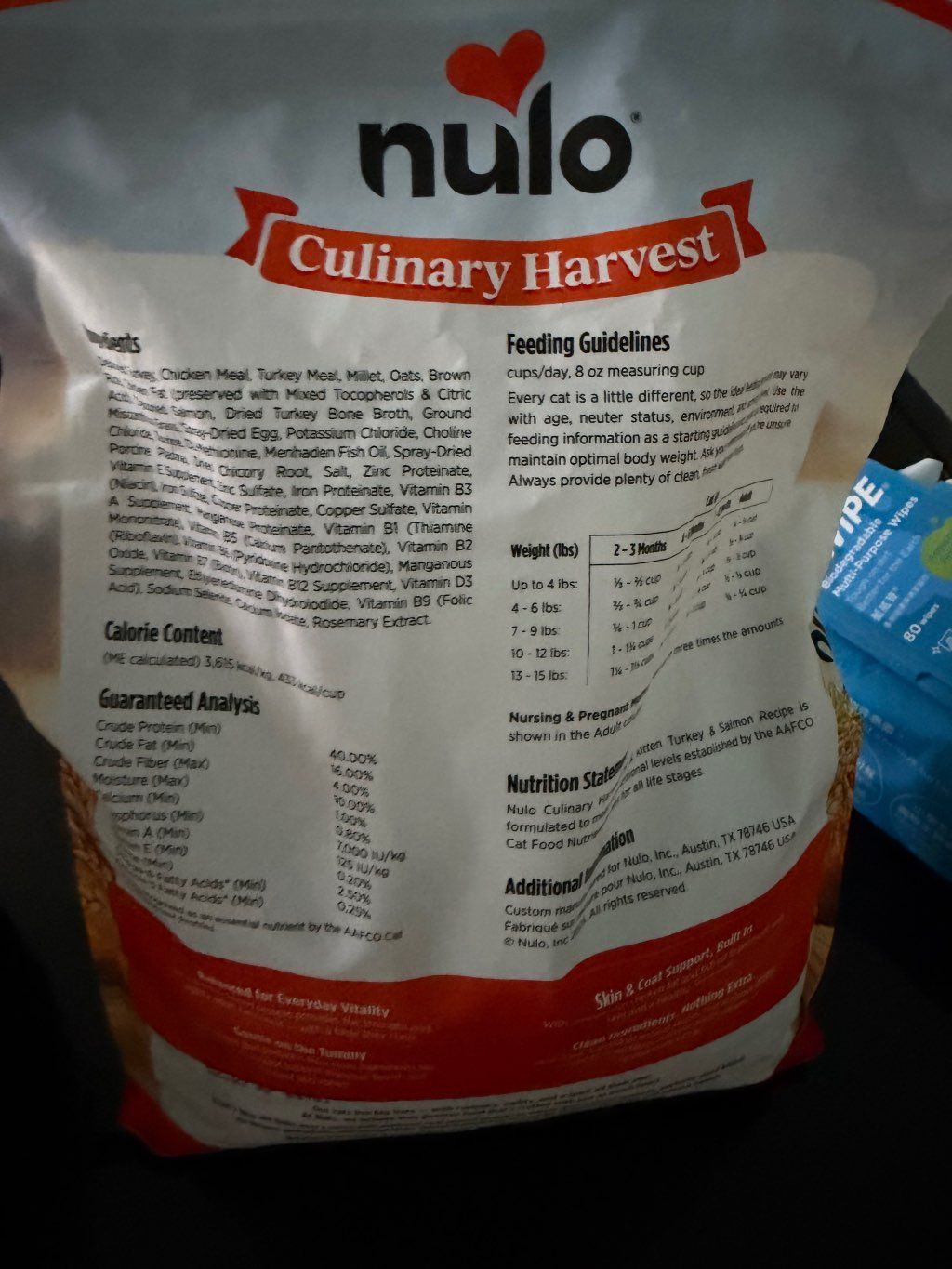 Nulo Culinary Harvest Oven-Baked Cat & Kitten Turkey & Salmon Recipe (2 of 3)