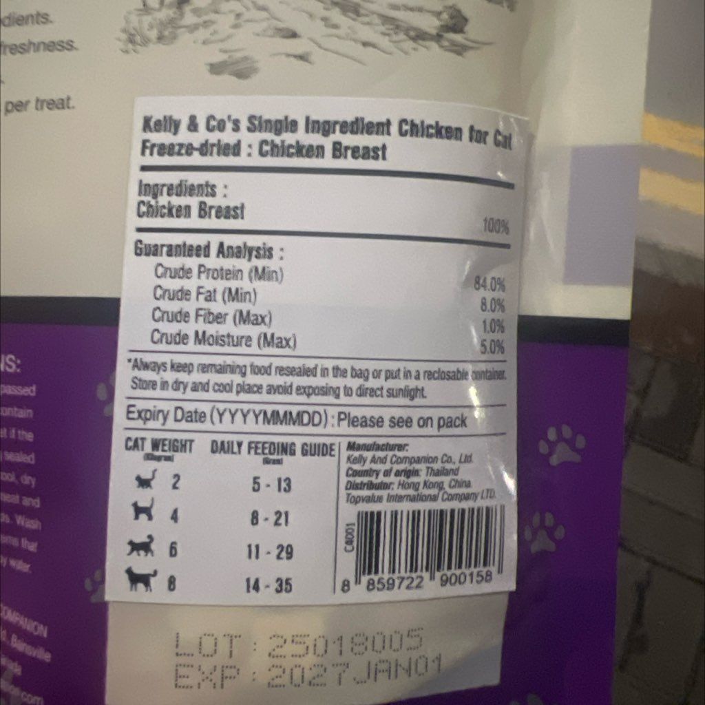 Kelly & Co's Freeze Dried Raw Treats Chicken Breast (2 of 2)