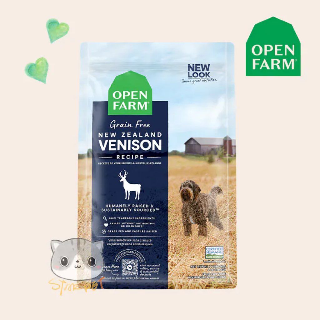 Open Farm Grain Free New Zealand Venison Recipe