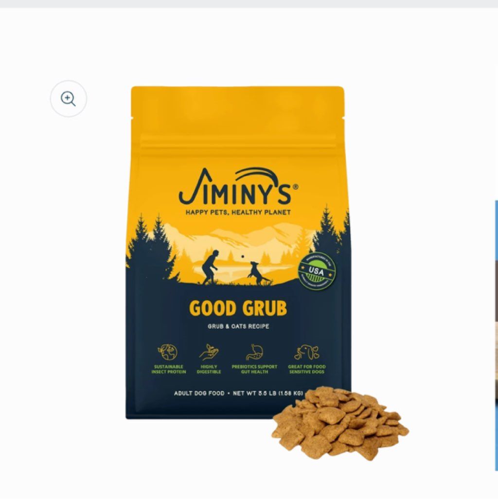 Jiminy's Good Grub Grub & Oats Recipe Adult Dog Food