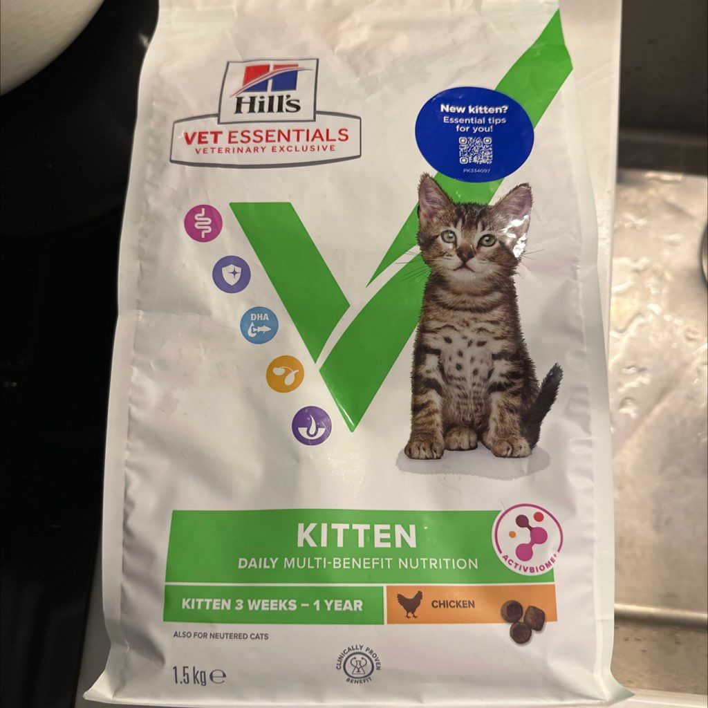 Hill's Vet Essentials Kitten Daily Multi-Benefit Nutrition Chicken