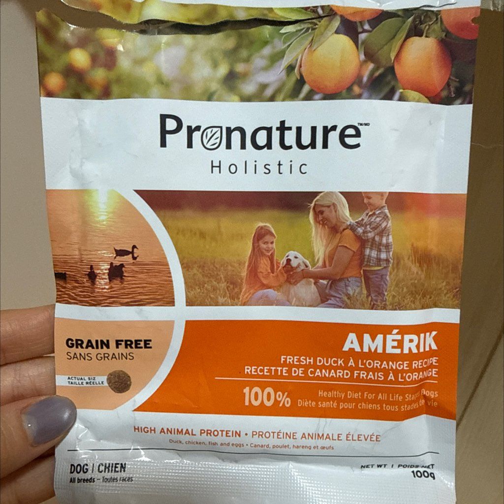 Pronature Holistic Amerik Fresh Duck à l'Orange Recipe