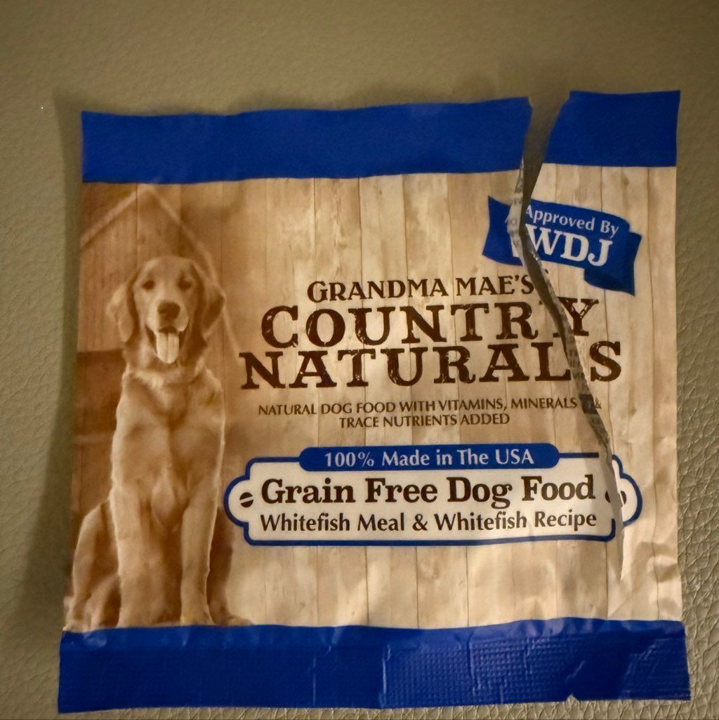 Grandma Mae's Country Naturals Grain Free Dog Food Whitefish Meal & Whitefish Recipe