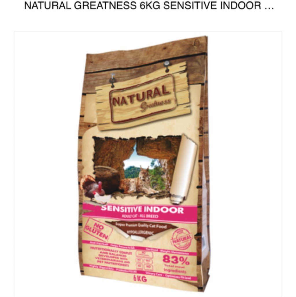 Natural Greatness Sensitive Indoor Adult Cat All Breed