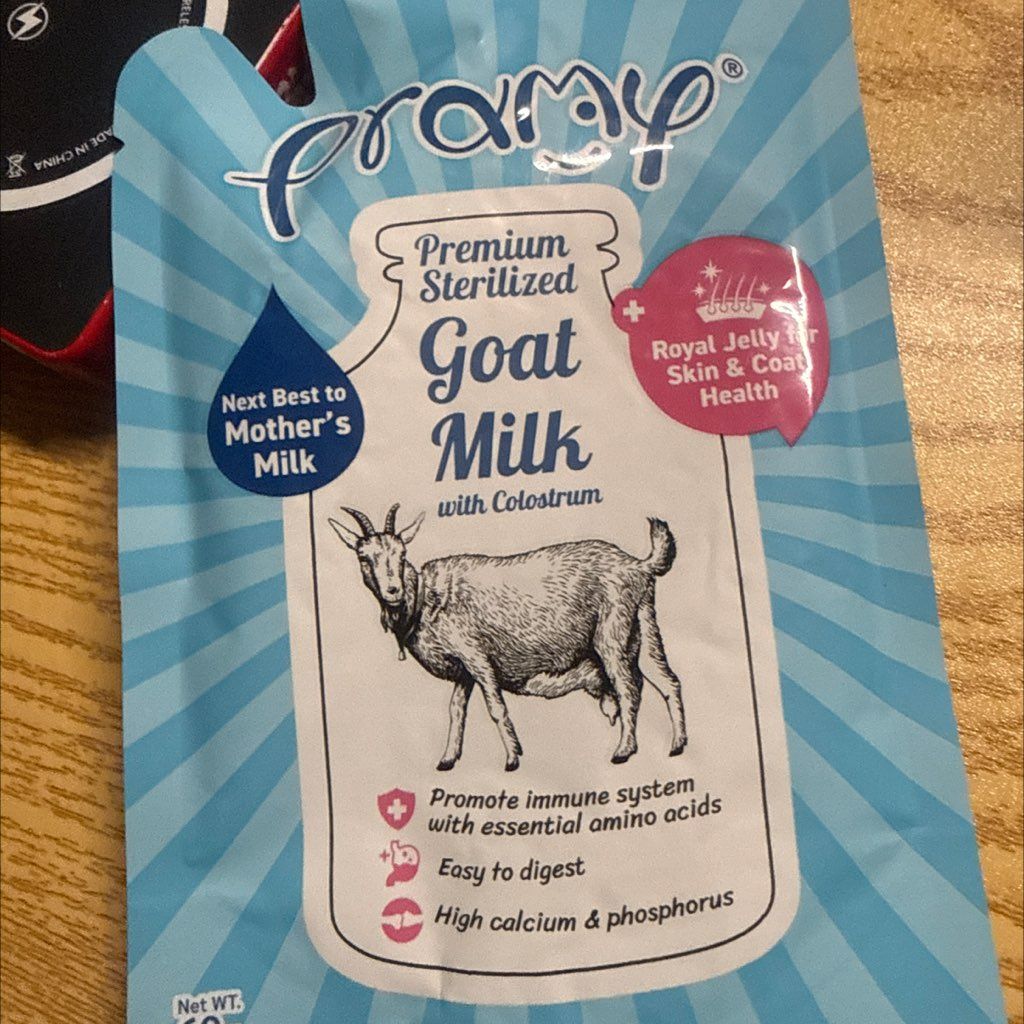 Pramy Premium Sterilized Goat Milk with Colostrum + Royal Jelly