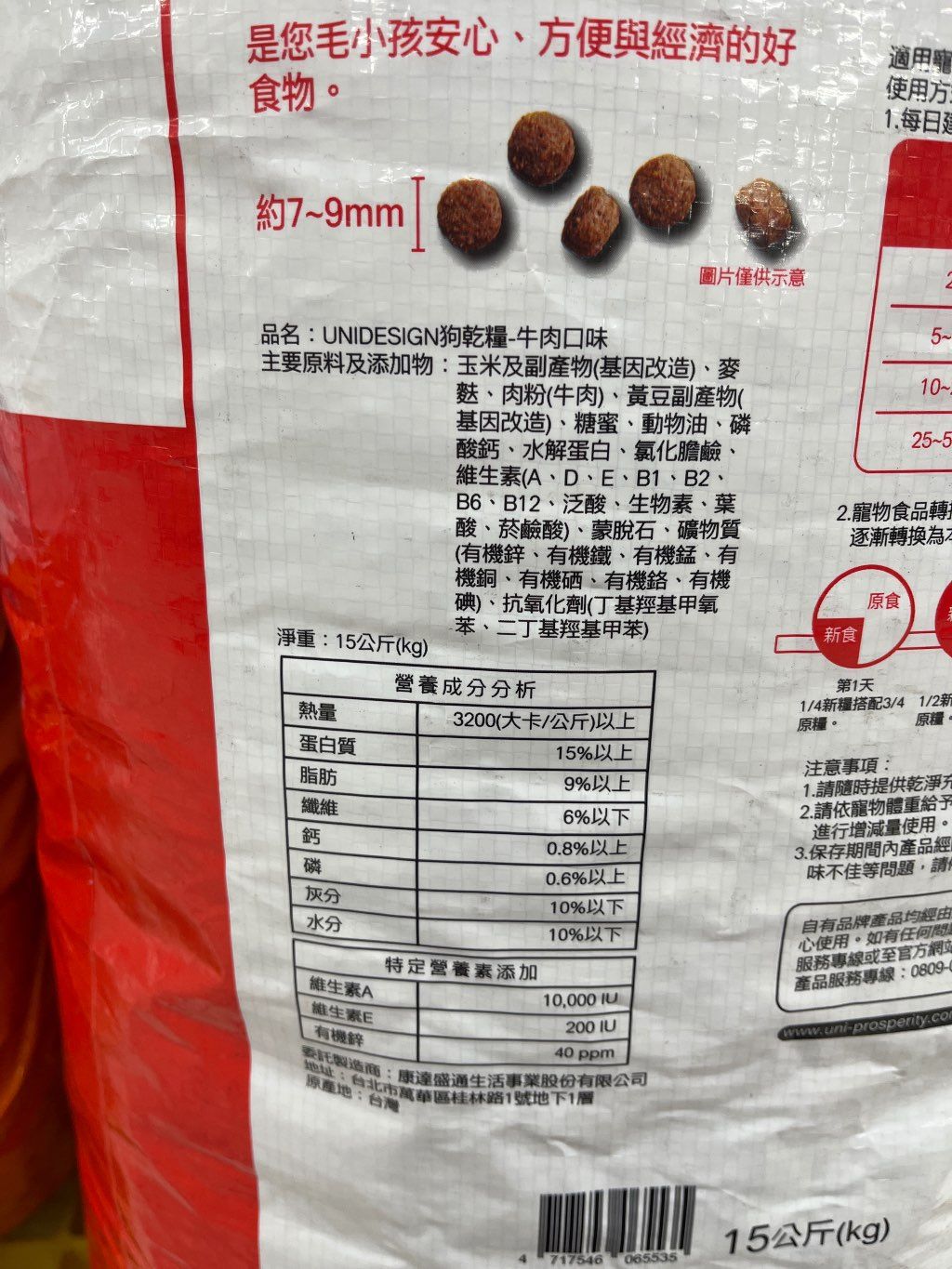 UNIDESIGN Dog Dry Food Beef Flavor (2 of 2)