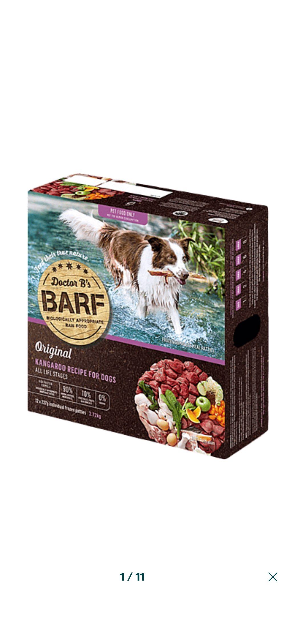 Doctor B's BARF Original Kangaroo Recipe for Dogs
