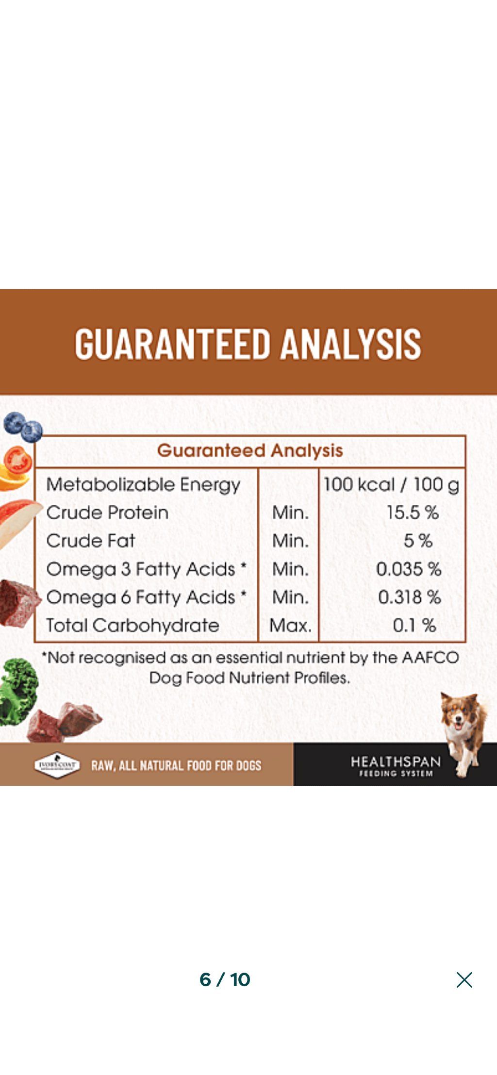 Ivory Coat High Protein Raw Diet Healthspan Feeding System Kangaroo (3 of 3)
