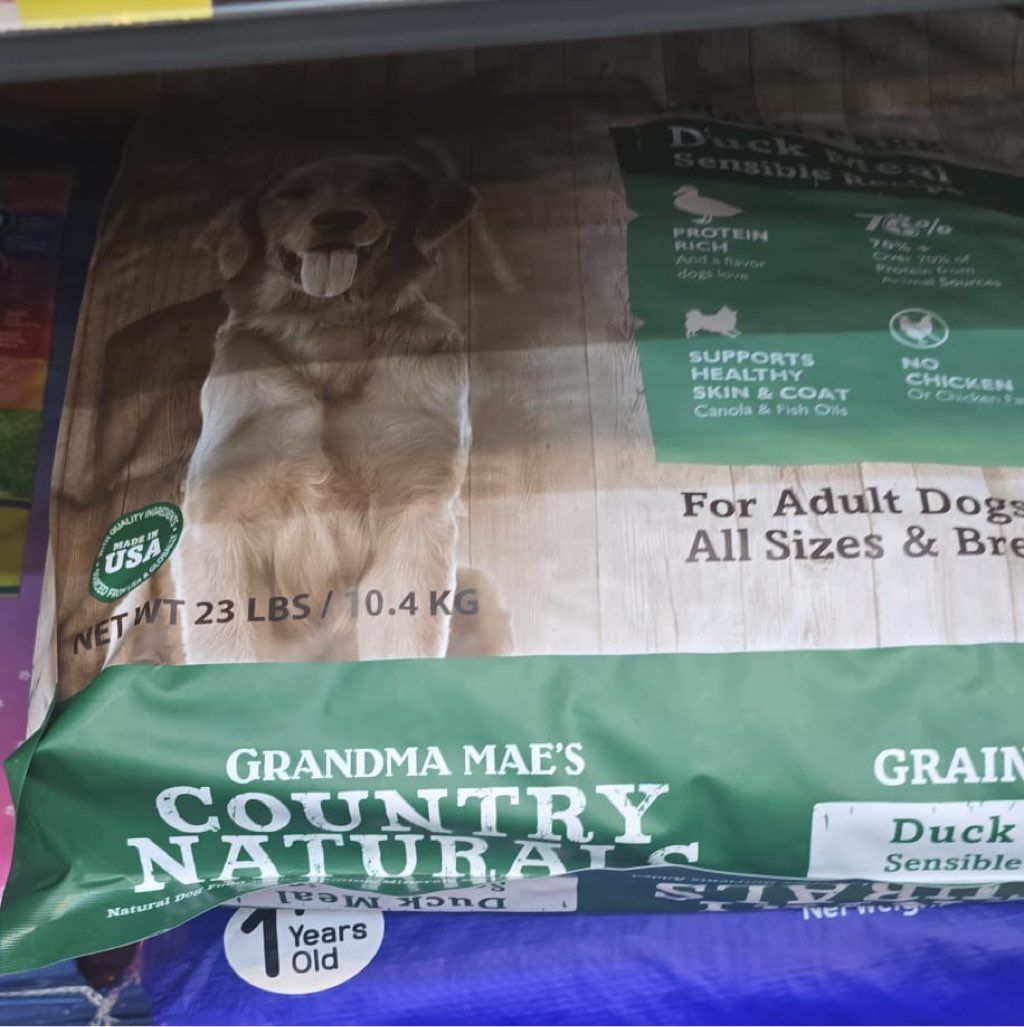 Grandma Mae's Country Naturals Grain Free Duck Meal Sensitive Recipe