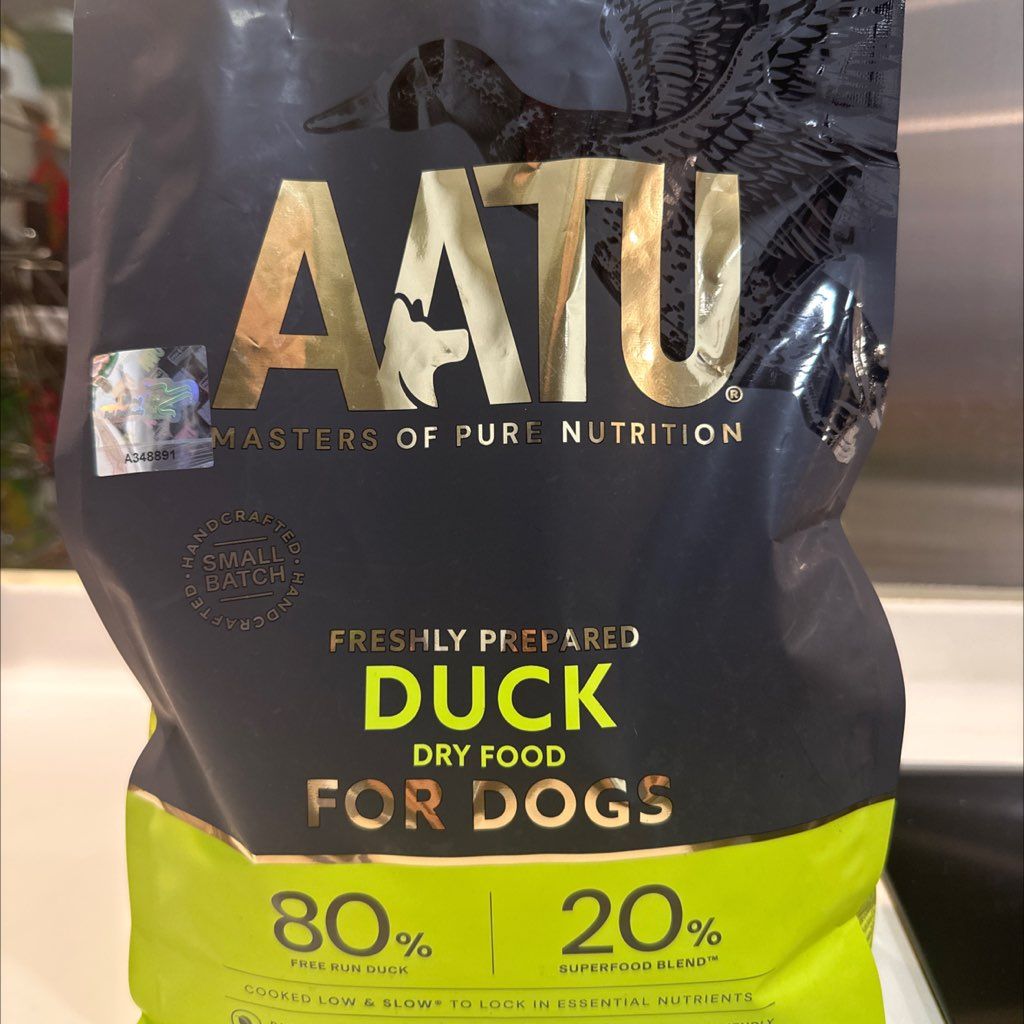 AATU Freshly Prepared Duck Dry Food For Dogs