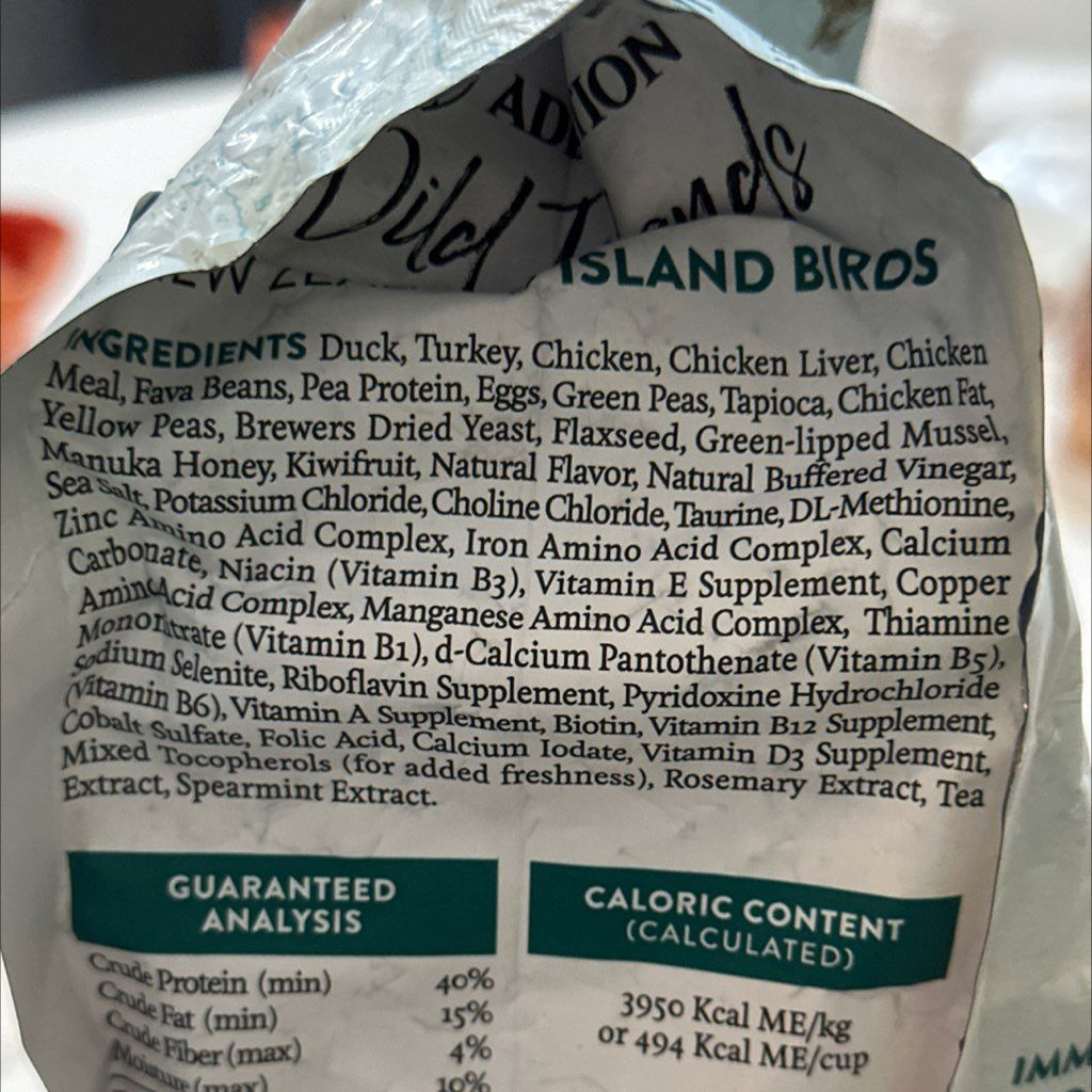 Addiction Wild Islands New Zealand Island Birds Duck, Turkey & Chicken Whole Prey Diet (2 of 2)